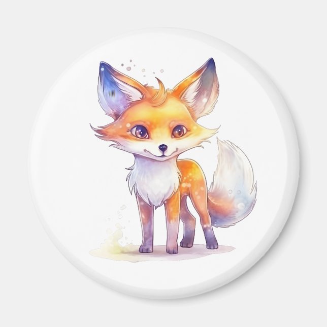 Cute Baby Fox Magnet (Front)