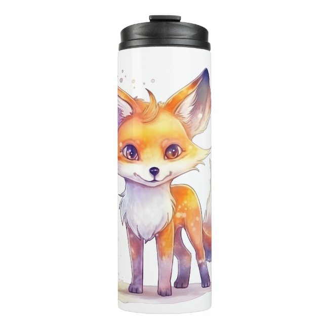 Cute Baby Fox Thermal Tumbler