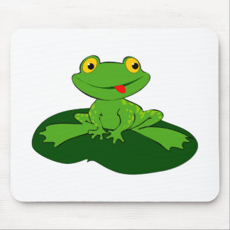 cute baby frog mouse pad