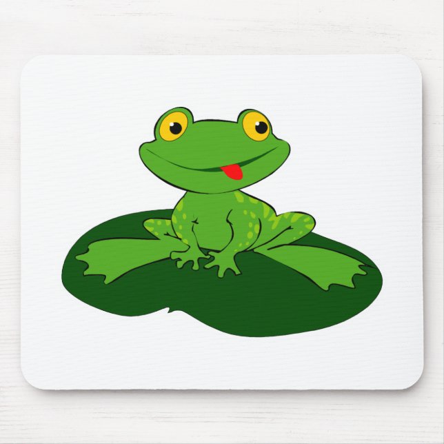 cute baby frog mouse pad (Front)