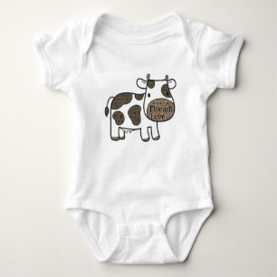 Cute Baby Gerber Cotton with cow Baby Bodysuit