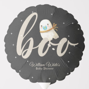 Cute Baby Ghost Halloween Fall Baby Shower Balloon