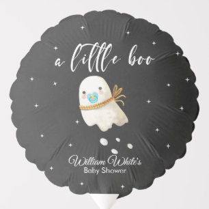 Cute Baby Ghost Halloween Fall Baby Shower Balloon