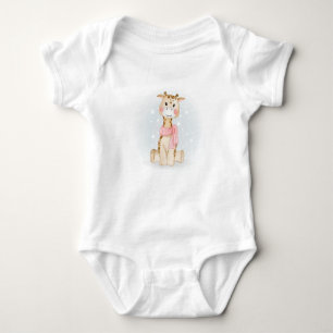 Cute Baby Giraffe Baby Bodysuit (0-24M)