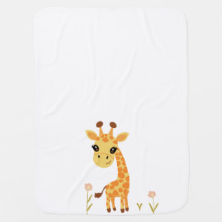 Cute Baby Giraffe Boho Blanket