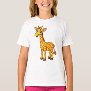 Cute Baby Giraffe Cartoon-35281 T-Shirt