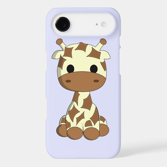 Cute baby giraffe cartoon kids Case-Mate iPhone case (Back)