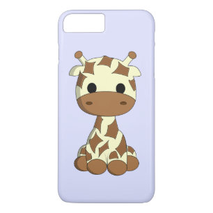Cute baby giraffe cartoon kids iPhone 8 plus/7 plus case