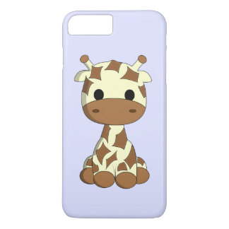 Cute baby giraffe cartoon kids iPhone 8 plus/7 plus case