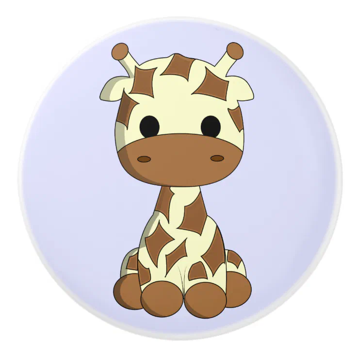easy baby giraffe drawing