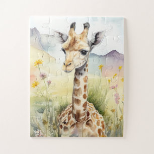 Cute Baby Giraffe Jigsaw Puzzle