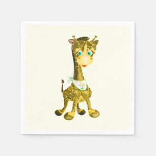 Cute Baby Giraffe Napkins