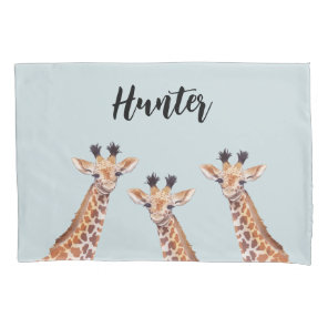 Cute Baby Giraffe Personalized Pillow Case