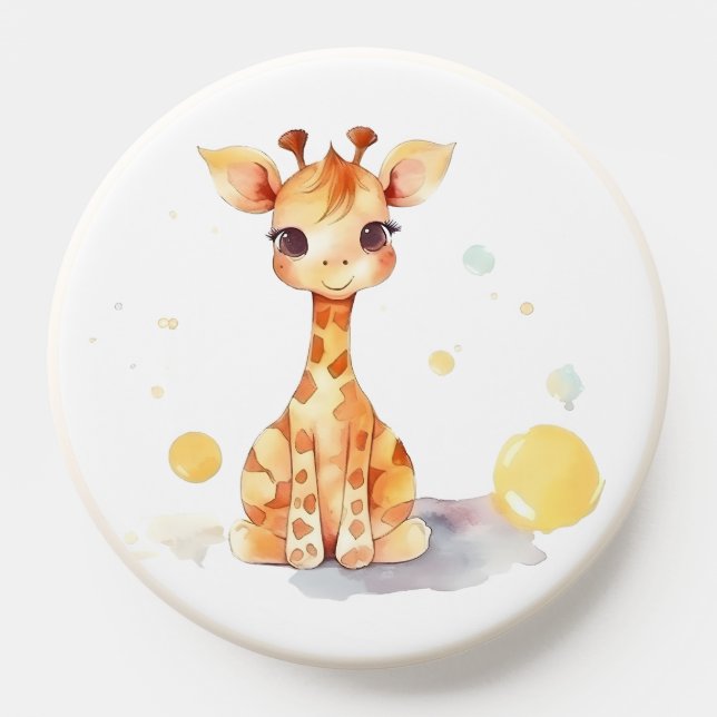 Cute Baby Giraffe Phone Grip (Popsocket)