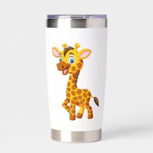 Cute Baby Giraffe Smiling Cartoon-35280 Insulated Tumbler