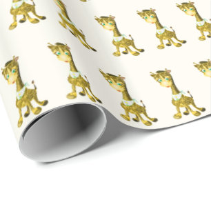 Cute Baby Giraffe - Sweet - Choose Color Wrapping Paper