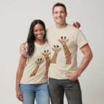 Cute Baby Giraffe  T-Shirt<br><div class="desc">Cute and funny baby giraffe t shirt. Original artwork by Komila Y.</div>