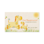 Cute Baby Giraffes Childcare Daycare Center Business Card Cute Baby Giraffes Childcare Daycare Center Business Card