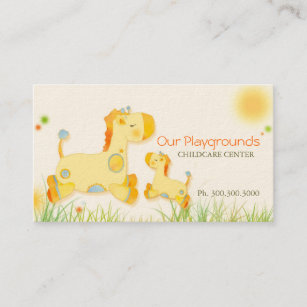 daycare business cards zazzle daycare business cards