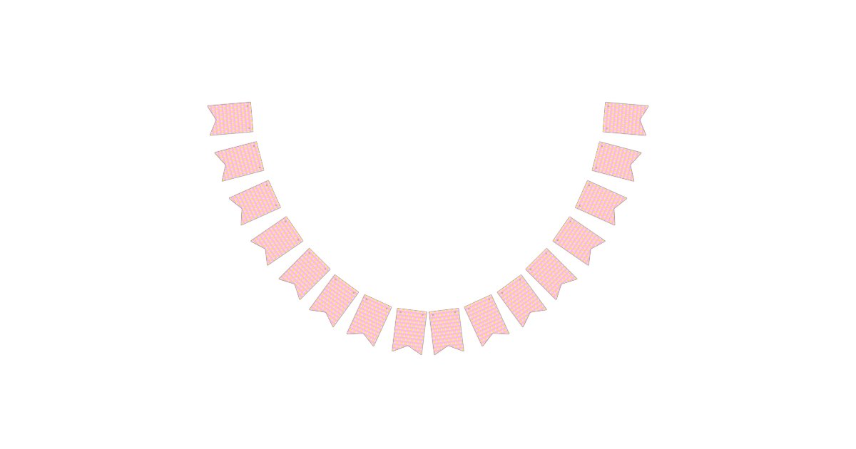 Cute Baby Girl Bunting Flags Zazzle