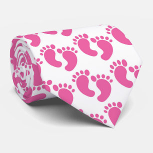 Cute baby girl feet it's a girl tie! neck tie