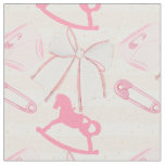 Cute Baby Girl Pattern Fabric