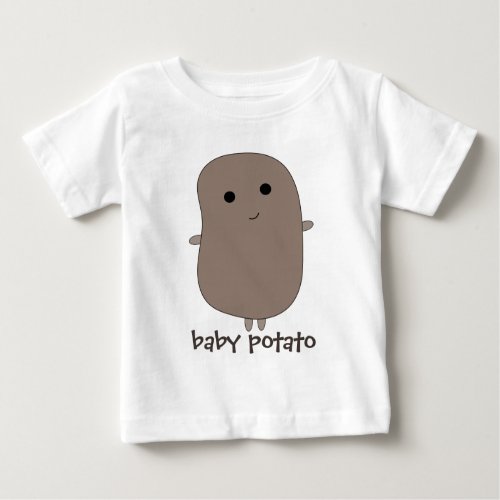 Cute Baby Girl Potato Baby T_Shirt