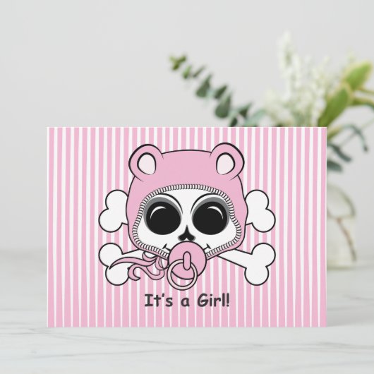 Cute Baby Girl Skull (Standing Front)