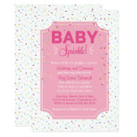 baby girl sprinkle invitations seasonal showers