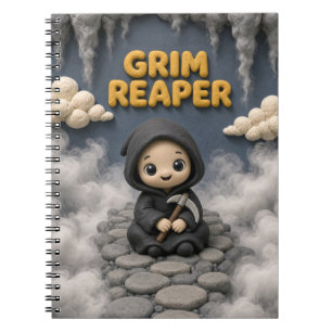 Cute Baby Grim Reaper, Mythical Notebook