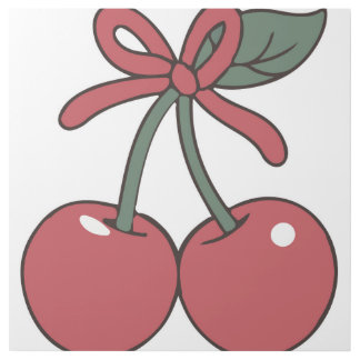 cute baby hand drawn cherry Baby Gallery Wrap