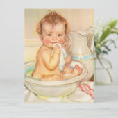 Cute Baby Having a Bath (Standing Front)