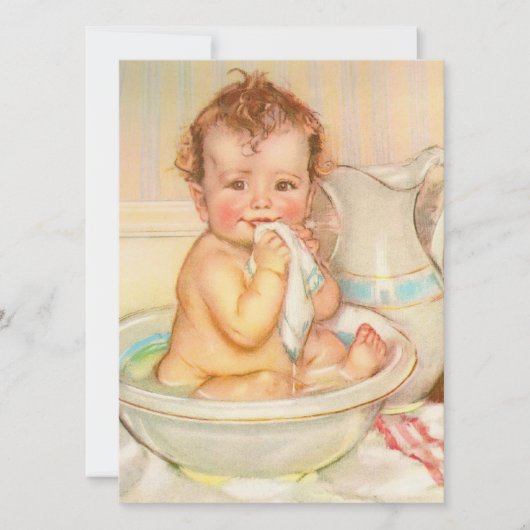 Cute Baby Having a Bath (Front)