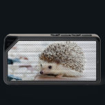 Cute Baby Hedgehog Bluetooth Speaker<br><div class="desc">Cute baby hedgehog portrait photograph on pale background.</div>
