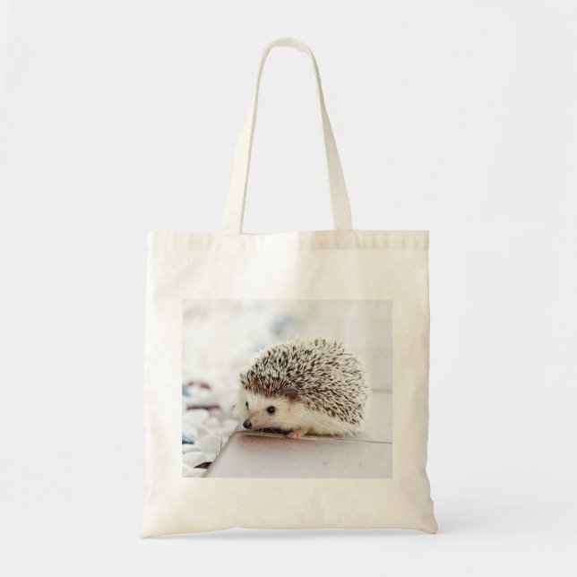 Cute Baby Hedgehog Tote Bag (Front)