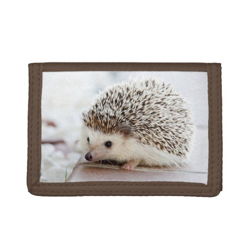 Cute Baby Hedgehog Tri_fold Wallet