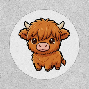 Cute Baby Highland Cow Patch
