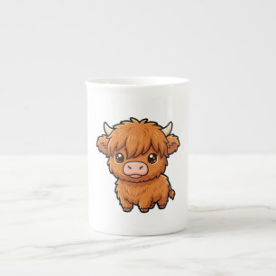 Cute Baby Highland Cow Specialty Mug