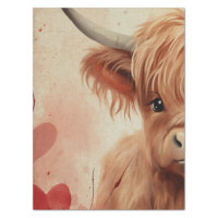 Adorable Highland Cow Wrapping Paper