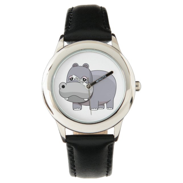 Cute Baby Hippo Watch (Front)