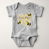 Bee happy t-shirt, Bee birthday, bumble bee decorations, bee party, bee  party decoration, bee decorations, bumble bee party, bee first birthday, bee  baby shower, bee onesie  Kids T-Shirt for Sale by