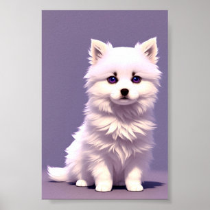 Cute Baby Husky Puppy for Kids (dog)   2:3 Poster