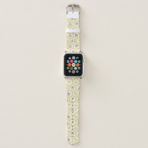Cute Baby Icons Pattern Apple Watch Band