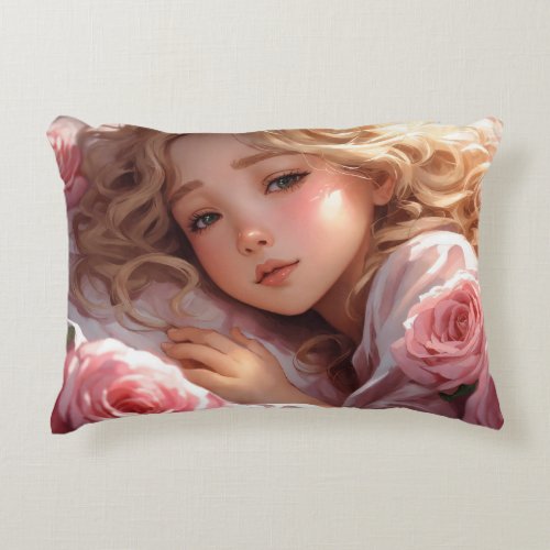 cute baby in pillow