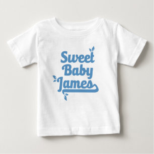 Cute Baby James Design Baby T-Shirt