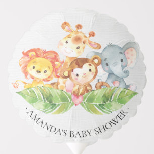Cute Baby Jungle Animals Balloon