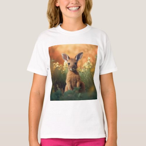 Cute Baby Kangaroo T Shirt _ Cute Animal Shirts 