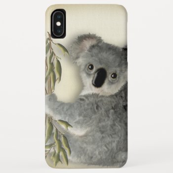 Cute Baby Koala Iphone Xs Max Case by Specialeetees at Zazzle