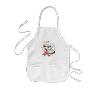 Cute Baby Koala Gold Speckle Custom Name           Kids' Apron