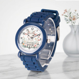 Cute Baby Lamb Rustic Farmhouse Animal Country Kid Watch